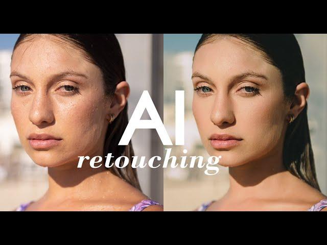 Retouching photos with Artificial Intelligence - Edit fast